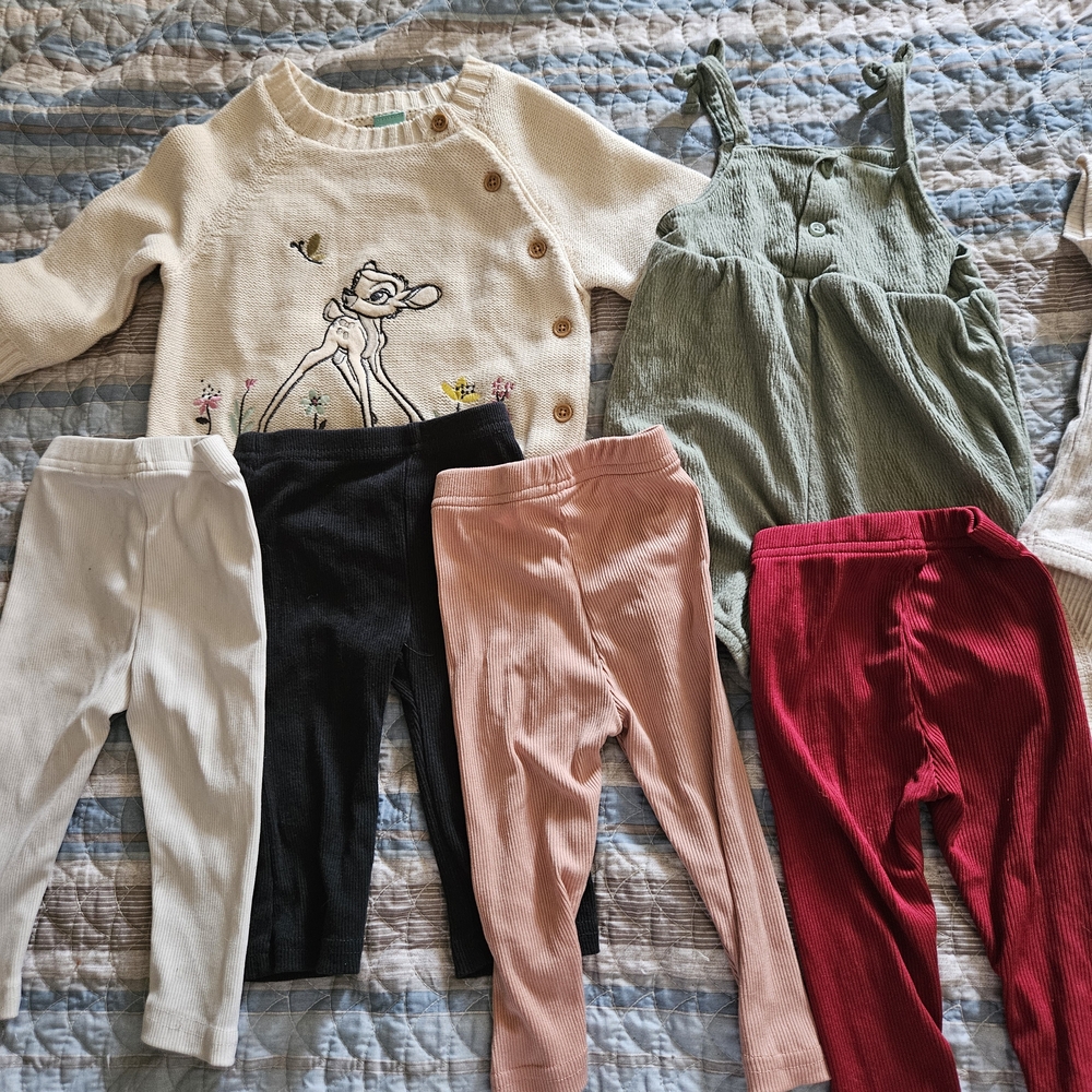Baby Clothing Set with Bambi Sweater and Leggings